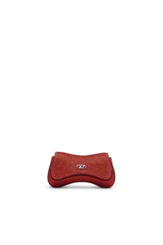 play crossbody xs Geantă crossbody Play-Mini din Lurex cristal