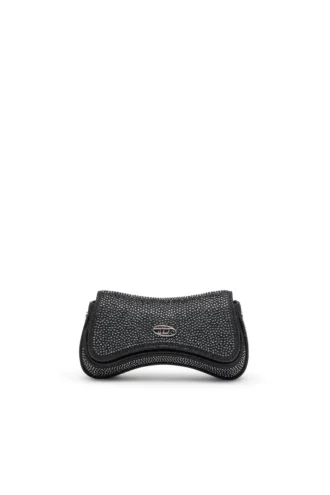 play crossbody xs Geantă crossbody Play-Mini din Lurex cristal