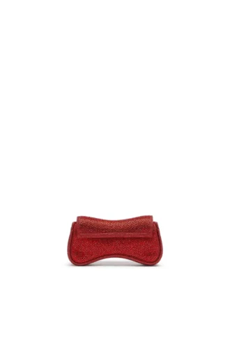 play crossbody xs Geantă crossbody Play-Mini din Lurex cristal