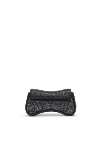 play crossbody xs Geantă crossbody Play-Mini din Lurex cristal