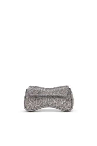 play crossbody xs Geantă crossbody Play-Mini din Lurex cristal