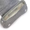 play crossbody xs Geantă crossbody Play-Mini din Lurex cristal