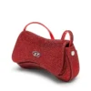 play crossbody xs Geantă crossbody Play-Mini din Lurex cristal