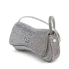 play crossbody xs Geantă crossbody Play-Mini din Lurex cristal