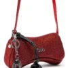 play crossbody xs Geantă crossbody Play-Mini din Lurex cristal