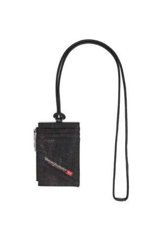 portbadge multi-pkts Portbadge din denim cu detalii din piele