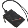 portbadge multi-pkts Portbadge din denim cu detalii din piele portbadge multi-pkts Portbadge din denim cu detalii din piele