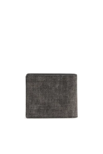Portofel 1DR cu două compartimente și monede 3d din denim spălat