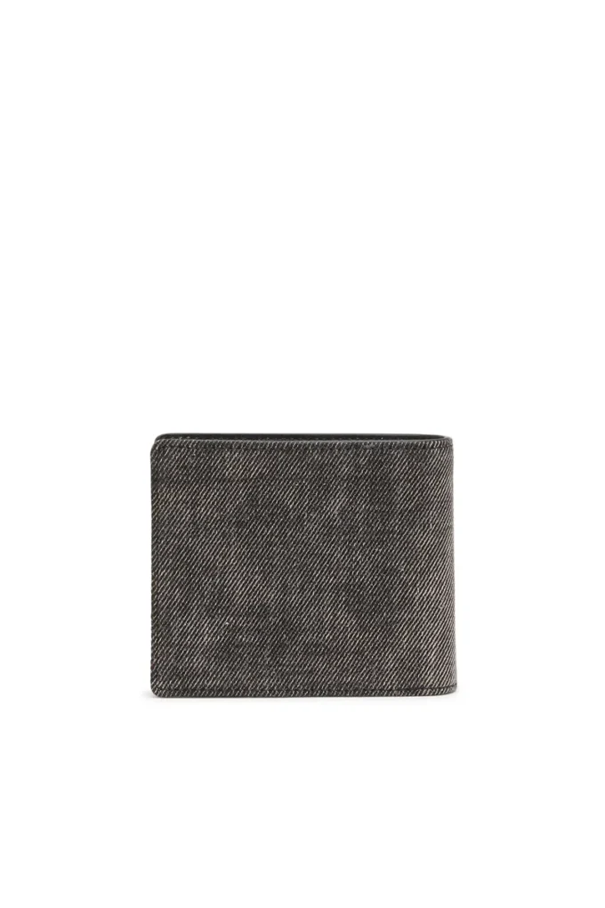 Portofel 1DR cu două compartimente și monede 3d din denim spălat