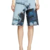 pr-d-rixford-s Pantaloni scurți din denim cu imprimeu decolorat pr-d-rixford-s Pantaloni scurți din denim cu imprimeu decolorat