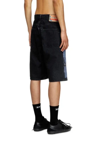 pr-d-rixford-s Pantaloni scurți din denim cu imprimeu multicolor pr-d-rixford-s Pantaloni scurți din denim cu imprimeu multicolor