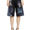 pr-d-rixford-s Pantaloni scurți din denim cu imprimeu multicolor pr-d-rixford-s Pantaloni scurți din denim cu imprimeu multicolor