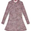 Rochie din lycra d-polyna cu imprimeu bouclé Rochie din lycra d-polyna cu imprimeu bouclé