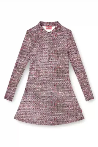Rochie din lycra d-polyna cu imprimeu bouclé
