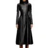 Rochie-palton midi d-ragon cu detalii biker Rochie-palton midi d-ragon cu detalii biker