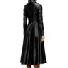 Rochie-palton midi d-ragon cu detalii biker Rochie-palton midi d-ragon cu detalii biker
