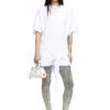 Rochie tip tricou d-eivor cu fundă în față Rochie tip tricou d-eivor cu fundă în față