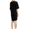 Rochie tip tricou d-eivor cu fundă în față Rochie tip tricou d-eivor cu fundă în față