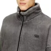 s-batel-v1 Jachetă cu fermoar căptușită cu teddy, cu efect denim s-batel-v1 Jachetă cu fermoar căptușită cu teddy, cu efect denim