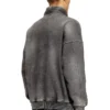 s-batel-v1 Jachetă cu fermoar căptușită cu teddy, cu efect denim s-batel-v1 Jachetă cu fermoar căptușită cu teddy, cu efect denim