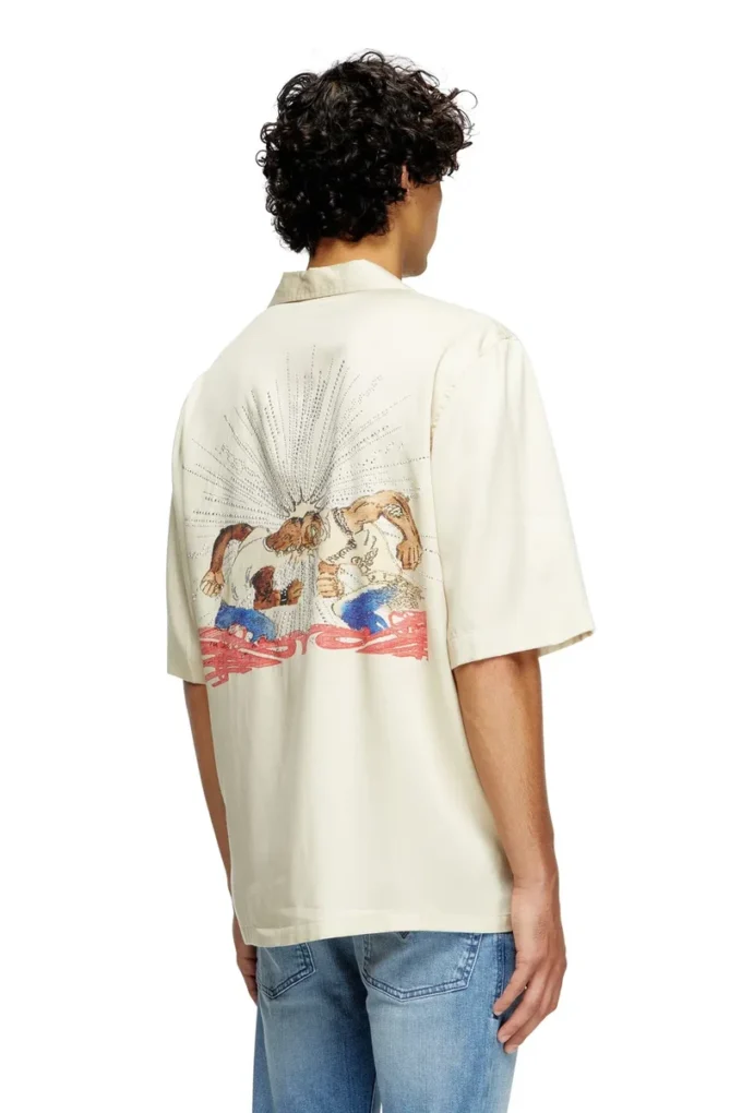 s-brack-b-epbr Cămașă TENCEL™ cu imprimeu cu strasuri s-brack-b-epbr Cămașă TENCEL™ cu imprimeu cu strasuri