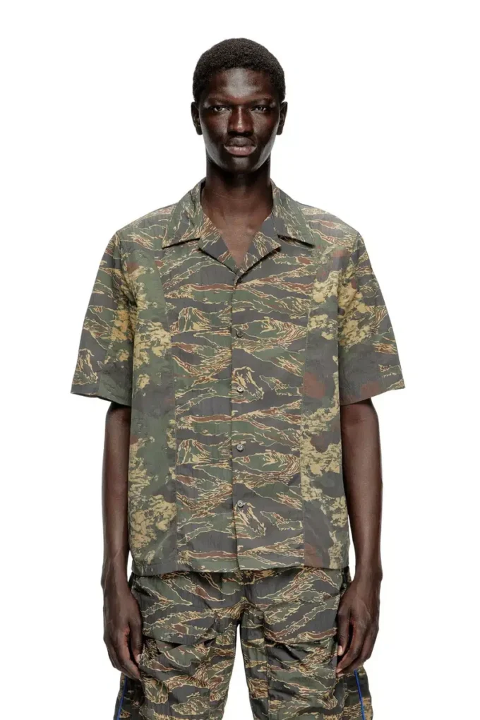 s-brack-epbw Cămașă cu imprimeuri camuflaj mixte s-brack-epbw Cămașă cu imprimeuri camuflaj mixte