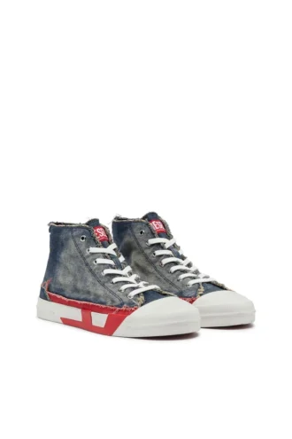 s-d-verse mid ii D-Verse-Adidași înalți din denim cu logo D