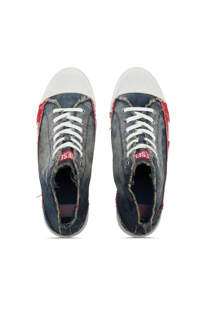 s-d-verse mid ii D-Verse-Adidași înalți din denim cu logo D