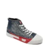 s-d-verse mid ii D-Verse-Adidași înalți din denim cu logo D