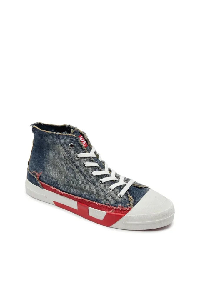 s-d-verse mid ii D-Verse-Adidași înalți din denim cu logo D