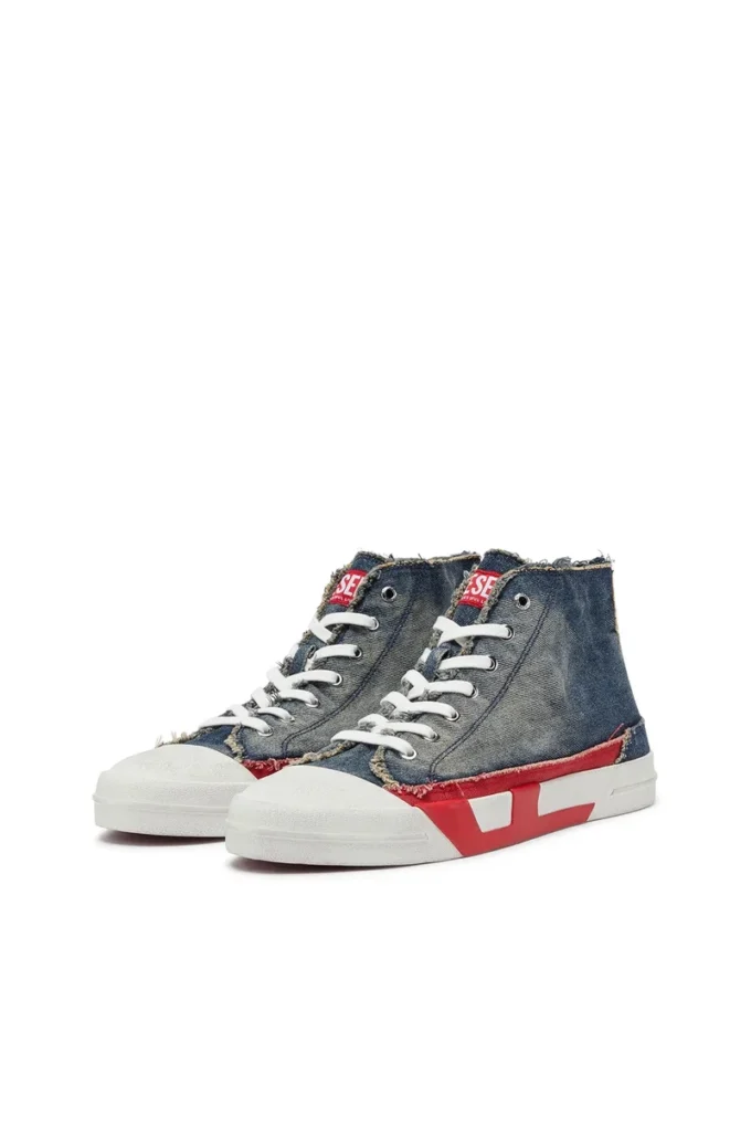 s-d-verse mid ii D-Verse-Adidași înalți din denim cu logo D