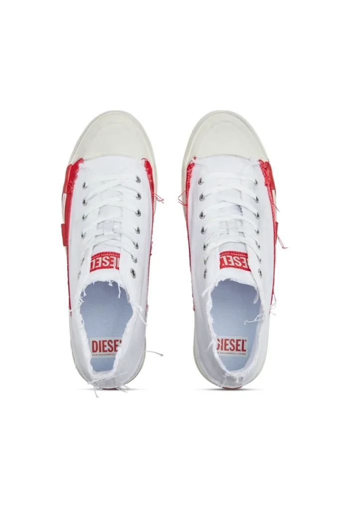s-d-verse mid S-D-Verse-Dirty-effect adidași din pânză cu talpă înaltă