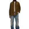 s-simply-ajfq Cămașă din bumbac cu broderie pe guler s-simply-ajfq Cămașă din bumbac cu broderie pe guler