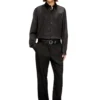 s-simply-gsbh Cămașă din poplin elastic cu broderie s-simply-gsbh Cămașă din poplin elastic cu broderie