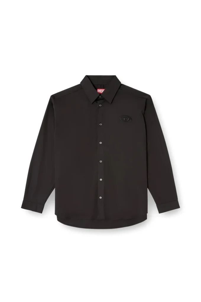 s-simply-gsbh Cămașă din poplin elastic cu broderie s-simply-gsbh Cămașă din poplin elastic cu broderie