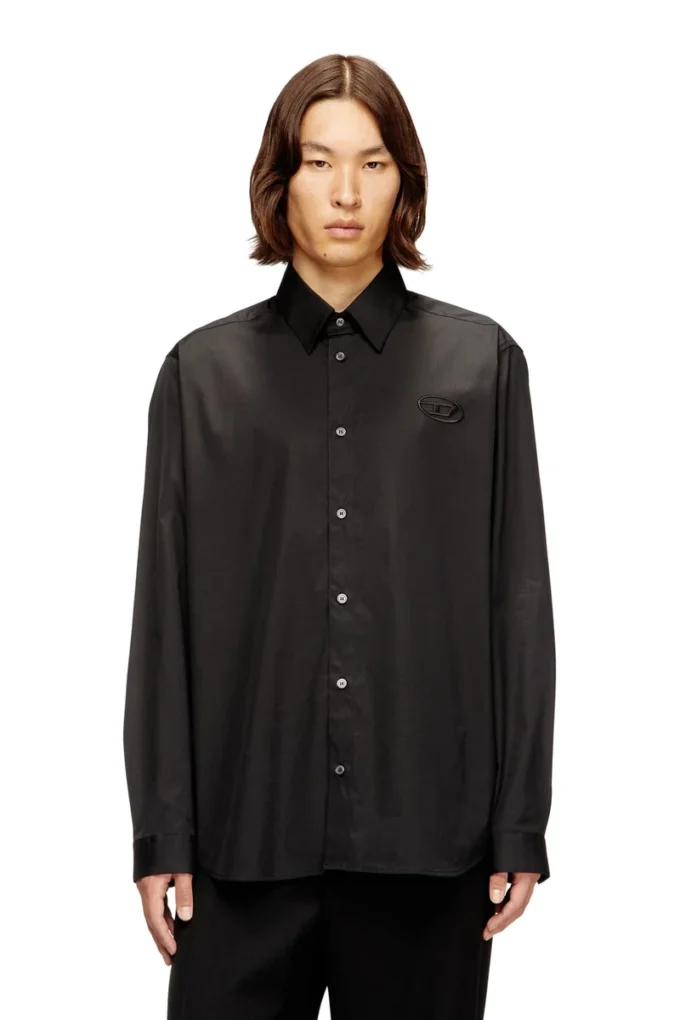 s-simply-gsbh Cămașă din poplin elastic cu broderie s-simply-gsbh Cămașă din poplin elastic cu broderie