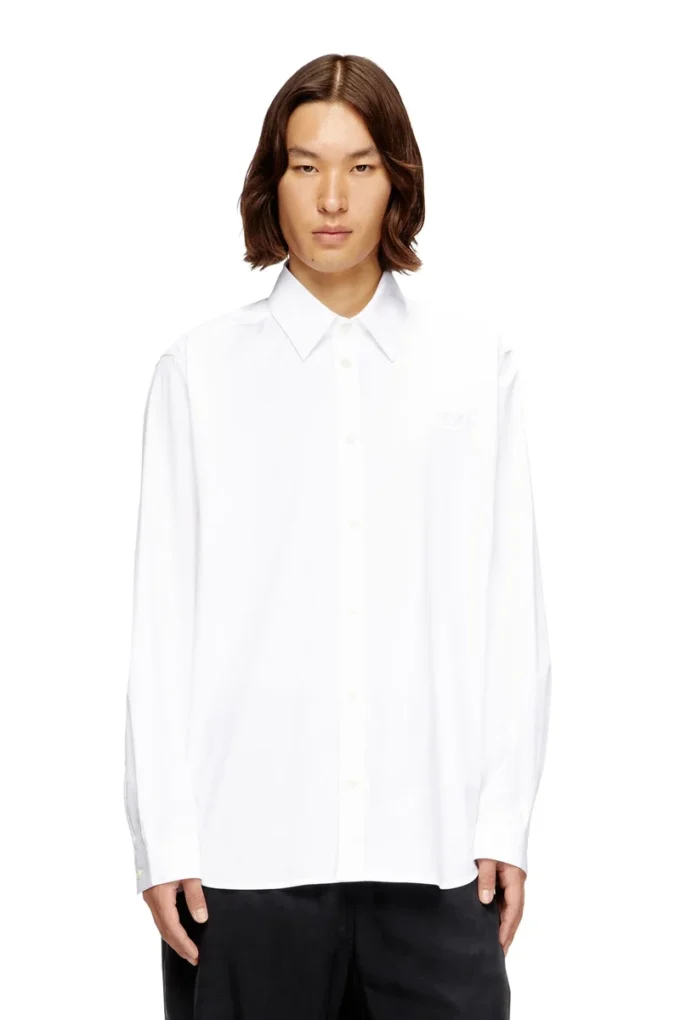 s-simply-gsbh Cămașă din poplin elastic cu broderie s-simply-gsbh Cămașă din poplin elastic cu broderie
