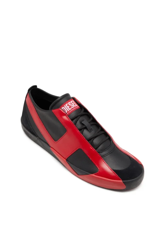 s-slante-d low Adidași S-Slante-D din piele întoarsă și piele cu logo D