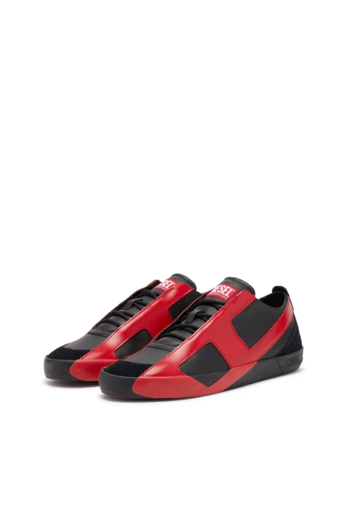 s-slante-d low Adidași S-Slante-D din piele întoarsă și piele cu logo D