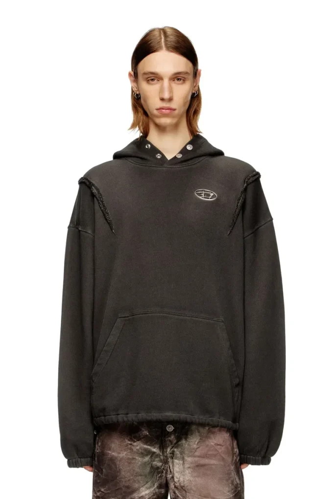 s-thug-hoodie Hanorac cu efect decolorat s-thug-hoodie Hanorac cu efect decolorat