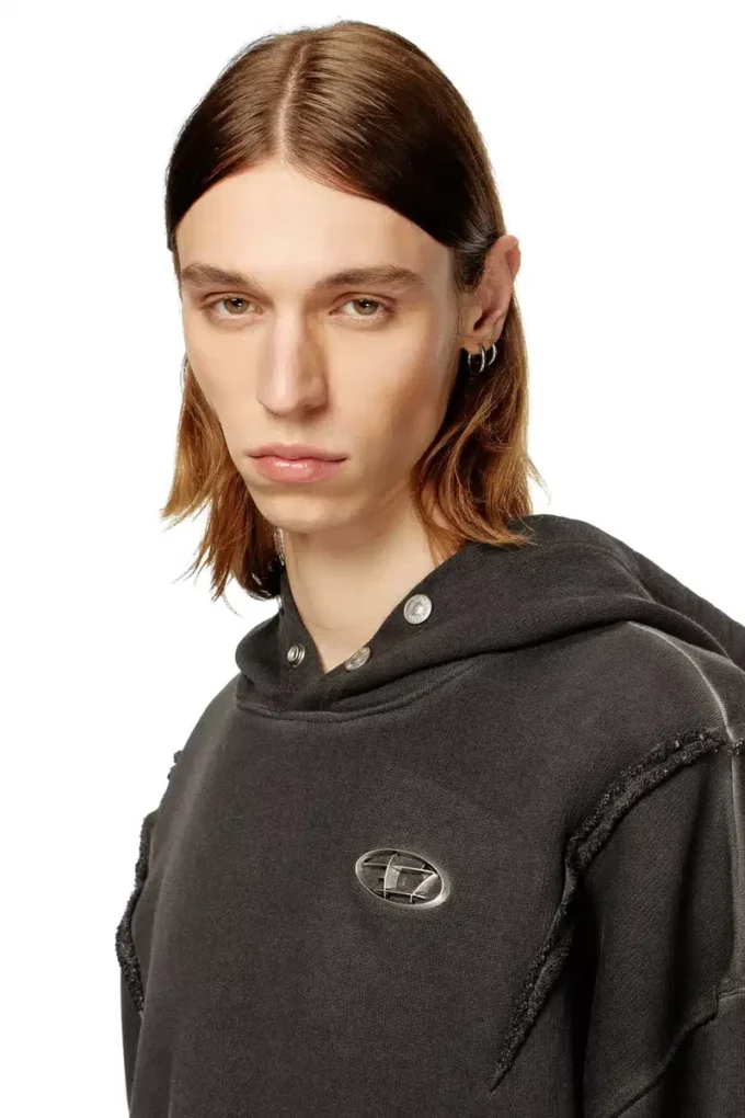 s-thug-hoodie Hanorac cu efect decolorat s-thug-hoodie Hanorac cu efect decolorat