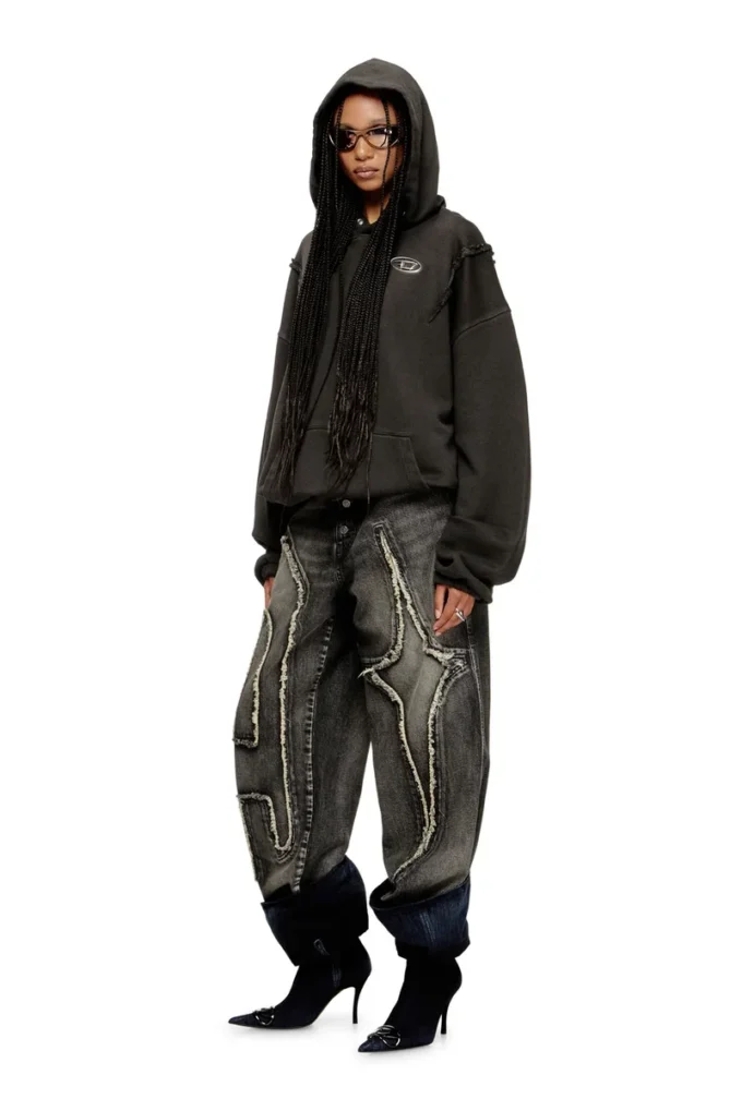 s-thug-hoodie Hanorac cu efect decolorat s-thug-hoodie Hanorac cu efect decolorat