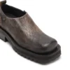 sabot d-texan Pantofi D-Texan-Zipped din piele de căprioară crăpată