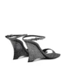 sandale cu platformă d-amber Sandale cu platformă D-Amber din țesătură Lurex sandale cu platformă d-amber Sandale cu platformă D-Amber din țesătură Lurex