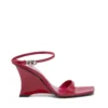 sandale cu platformă d-amber Sandale D-Amber-Wedge din piele cu efect de șopârlă sandale cu platformă d-amber Sandale D-Amber-Wedge din piele cu efect de șopârlă