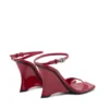 sandale cu platformă d-amber Sandale D-Amber-Wedge din piele cu efect de șopârlă sandale cu platformă d-amber Sandale D-Amber-Wedge din piele cu efect de șopârlă