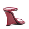 sandale cu platformă d-amber Sandale D-Amber-Wedge din piele cu efect de șopârlă sandale cu platformă d-amber Sandale D-Amber-Wedge din piele cu efect de șopârlă