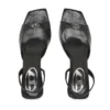 Sandale d-amber 75 Sandale D-Amber-Slingback din piele cu efect de șopârlă Sandale d-amber 75 Sandale D-Amber-Slingback din piele cu efect de șopârlă