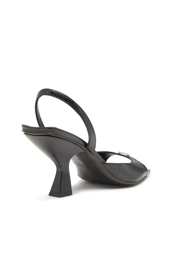 Sandale d-amber 75 Sandale D-Amber-Slingback din piele cu efect de șopârlă Sandale d-amber 75 Sandale D-Amber-Slingback din piele cu efect de șopârlă