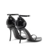 sandale d-ten&half Sandale D-Ten&Half-Stiletto din piele lăcuită și satin